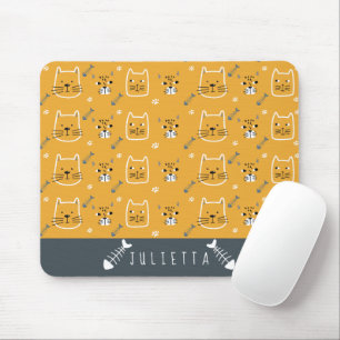 Cute Cats Modern Personalized Pattern Mouse Pad