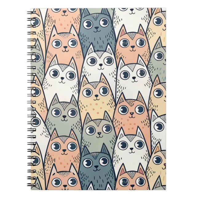 Cute Cats  Notebook (Front)