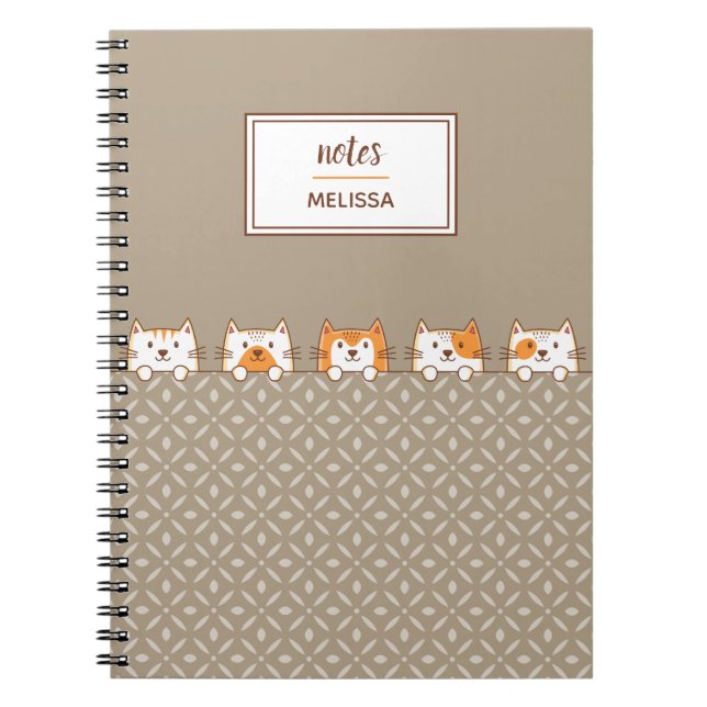 Cute Cats Notebook (Front)