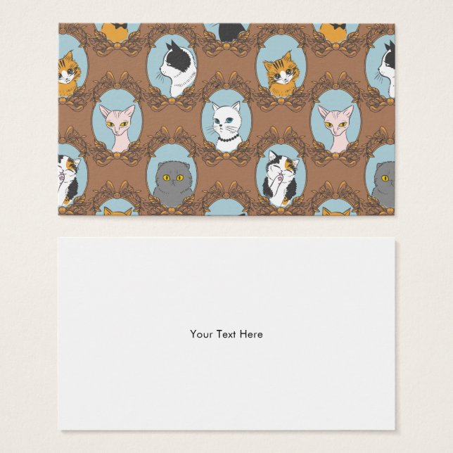 Cute Cats Pattern (Front & Back)