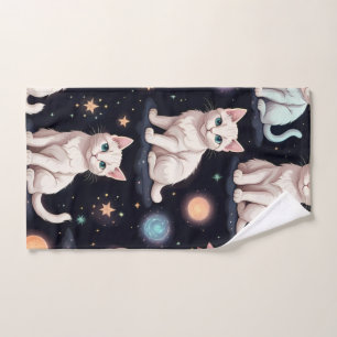 Cute Cats Pattern Bath Towel Set