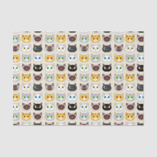 Cute Cats Pattern Tissue Paper