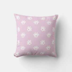 cute cat's paws pattern throw pillow
