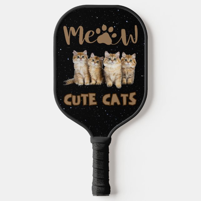 Cute Cats  Pickleball Paddle (Front)