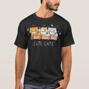 Cute cats seamless T-Shirt