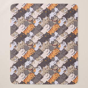 Cute Cats Sherpa Blanket