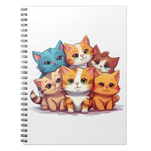 Cute Cats Spiral Notebook