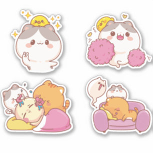 Cute Cats Sticker