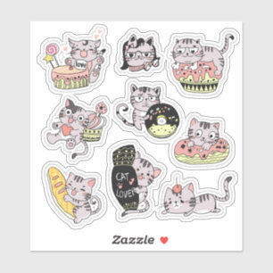 Cute Cats Sticker