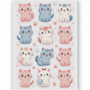 Cute Cats Stickers