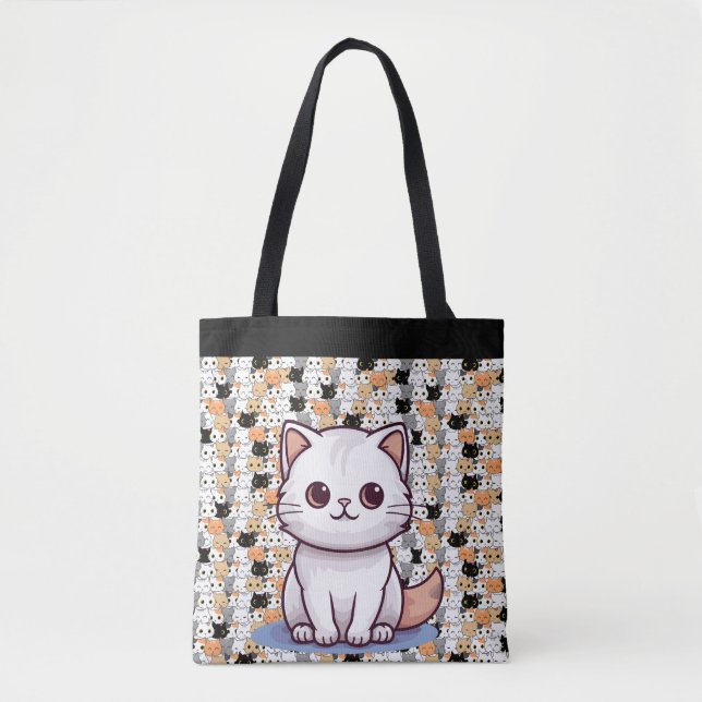 Cute Cats Tote Bag (Front)