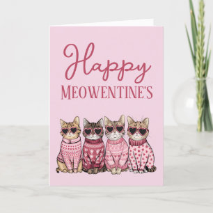 Cute Cats Valentine's Card
