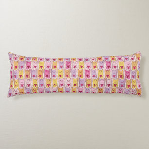 Cute Cats with Loving Hearts Body Pillow