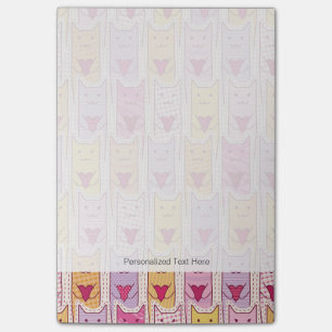 Cute Cats with Loving Hearts Post-it Notes