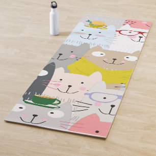 Cute Cats Yoga Mat
