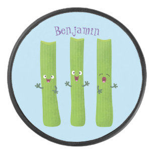 Cute céleri bâtons trio caricature légumes