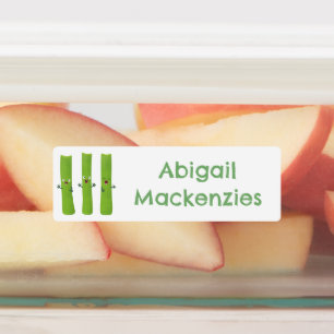 Cute celery sticks cartoon vegetables personalized
