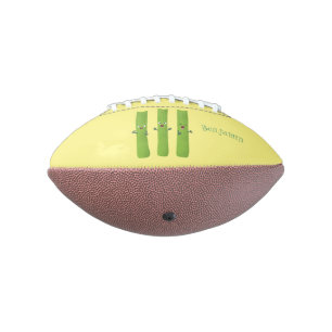 Cute celery sticks trio cartoon vegetables football