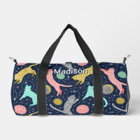 Cute Celestial Mystical Space Cats Personalized