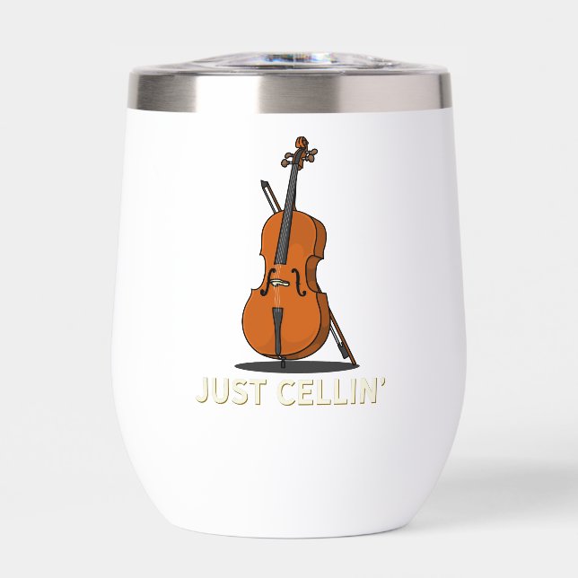 Cute Cellist Birthday Gag Gift  (Front)