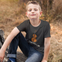 Cute Cellist Birthday Gag Gift for Boys T-Shirt