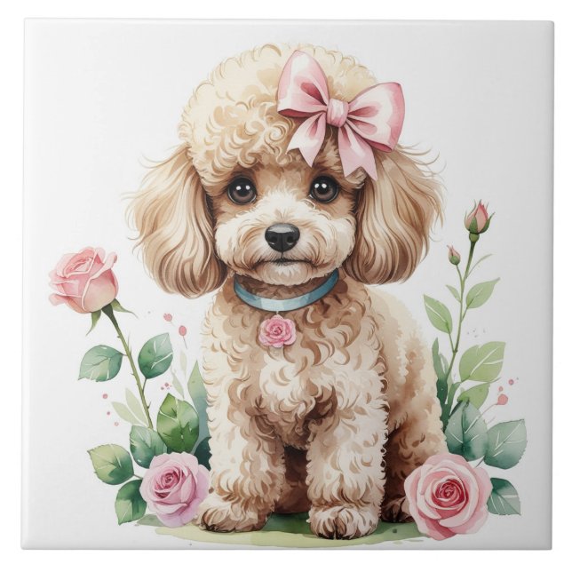Cute Ceramic Tile (Front)