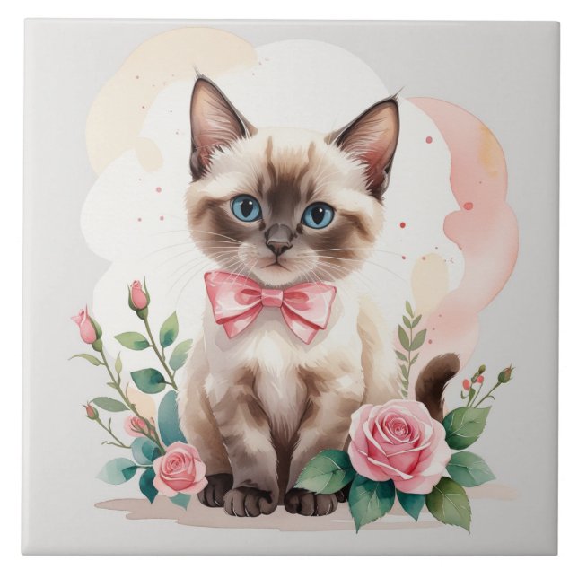 Cute Ceramic Tile (Front)