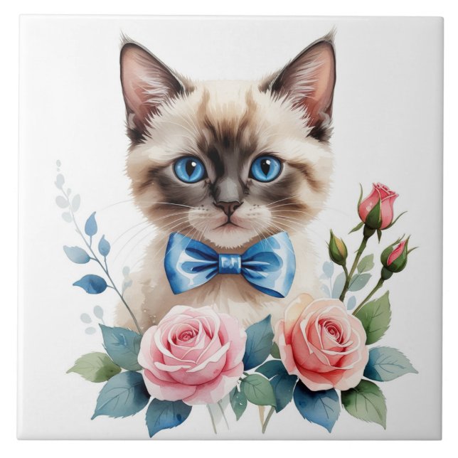 Cute Ceramic Tile (Front)