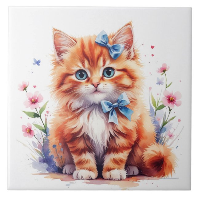 Cute Ceramic Tile (Front)