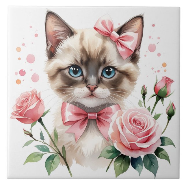 Cute Ceramic Tile (Front)