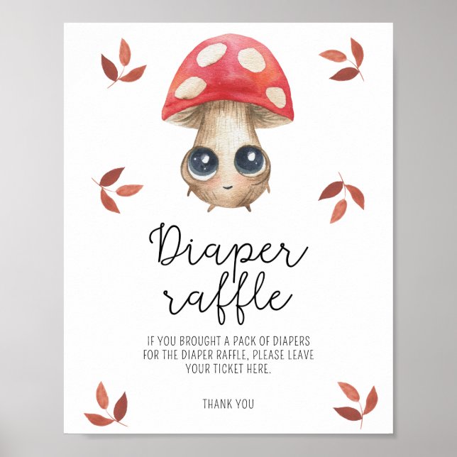 Cute champignon - Poster de la tombola (Devant)