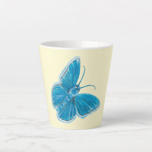Cute Chapman's blue butterfly Latte Mug