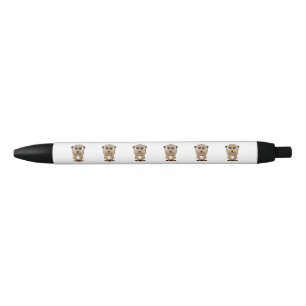 Cute character clipart black ink pen
