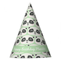 Cute character panda children's birthday