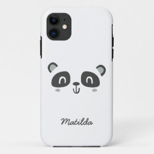 Cute character panda children's personalized iPhone 11 case