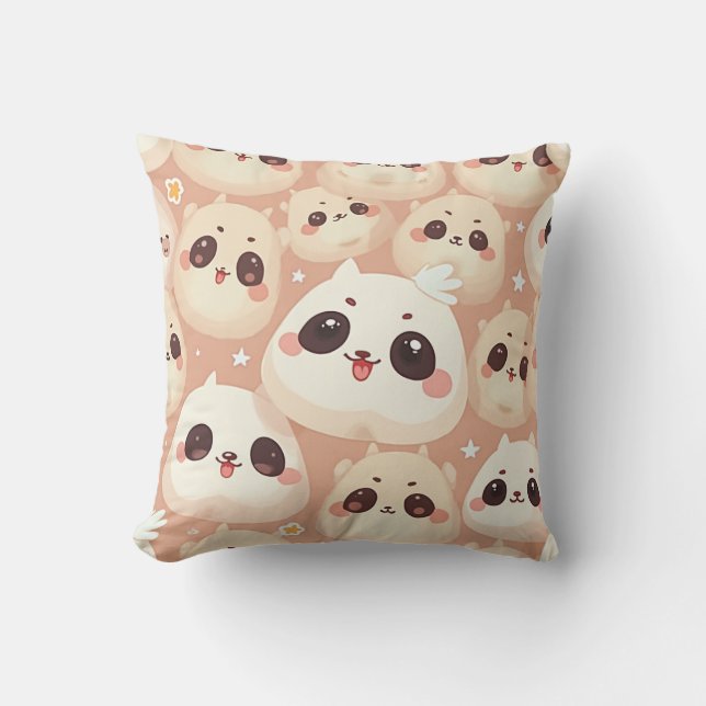cute character pillow (Front)