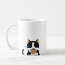 Cute Chat Boire du café Mug