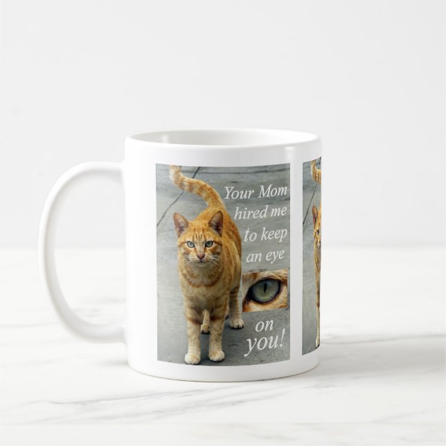 Cute Chat Commentaires Mug (Gauche)