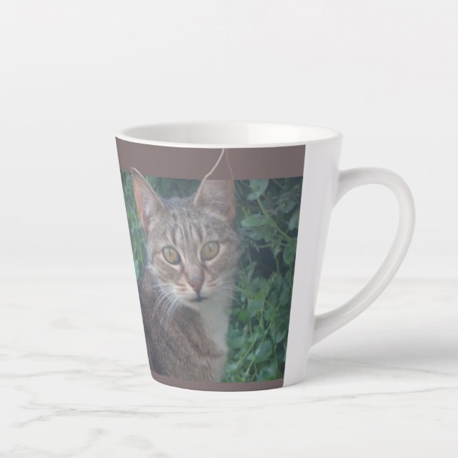 Cute chat Conception Latte Mug (Droite)