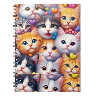 Cute Chat fait face au Carnet Siral