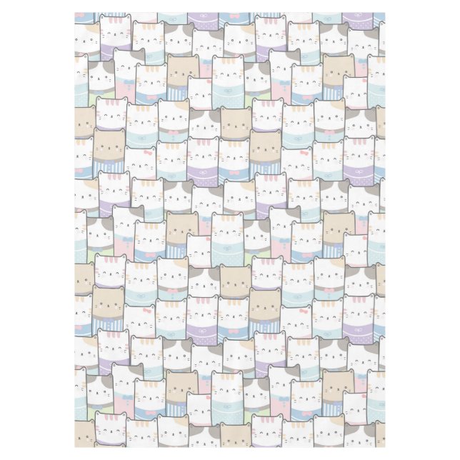 Cute Chat Motif nappe (Devant)