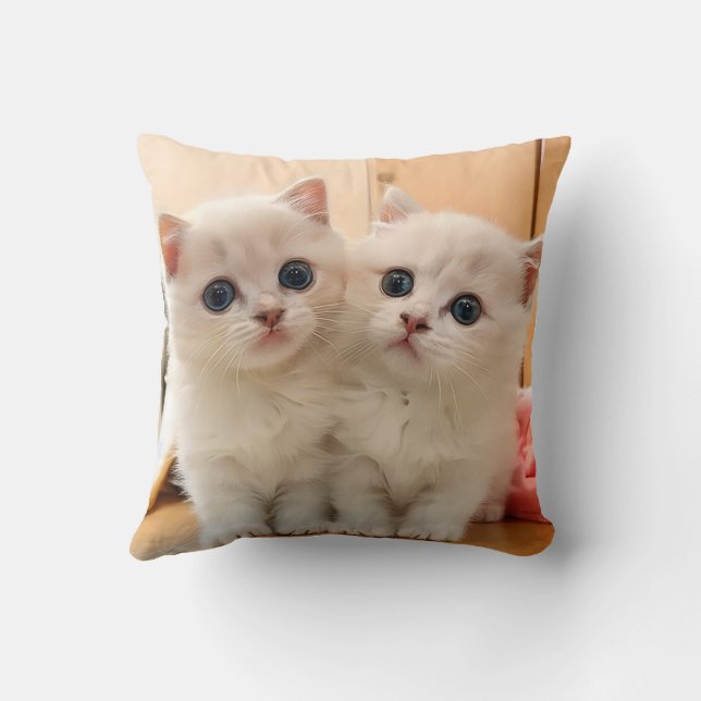 Cute chaton coussin coussin (Verso)