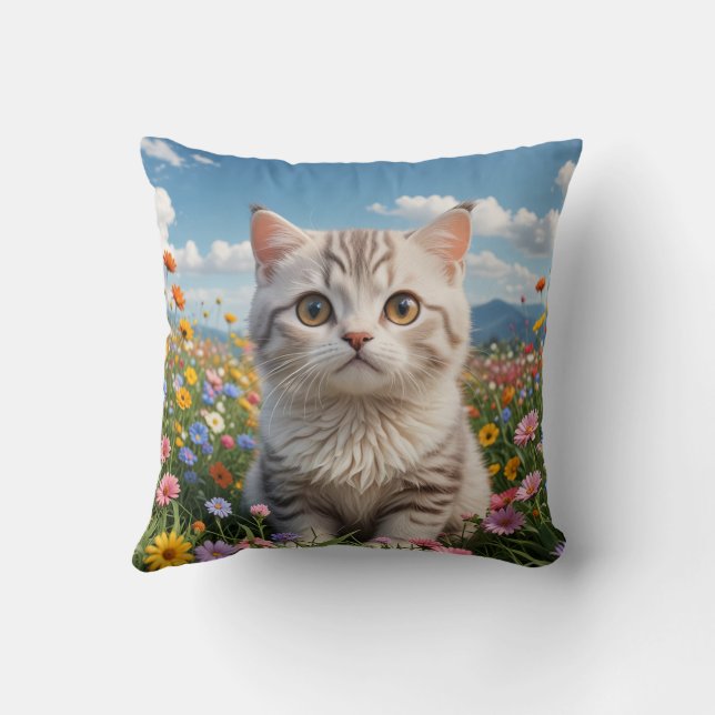 Cute chaton coussin coussin (Verso)