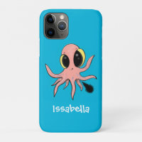 Cute, cheeky baby octopus cartoon