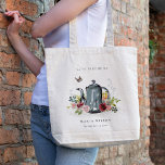 Cute Cheerful Roses Floral Teapot Any Age Birthday Tote Bag<br><div class="desc">If you need any further customisation please feel free to message me on yellowfebstudio@gmail.com.</div>