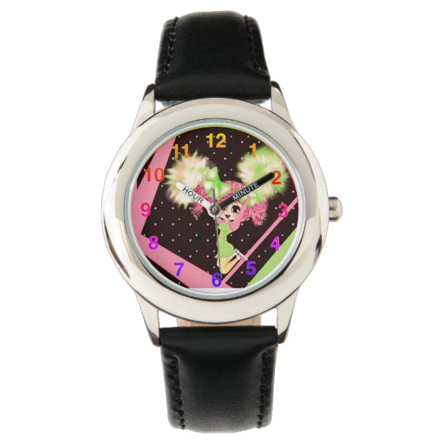 Cute Cheerleader gifts personalized Watch (Front)
