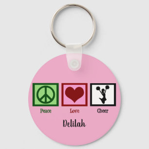 Cute Cheerleading Keychain