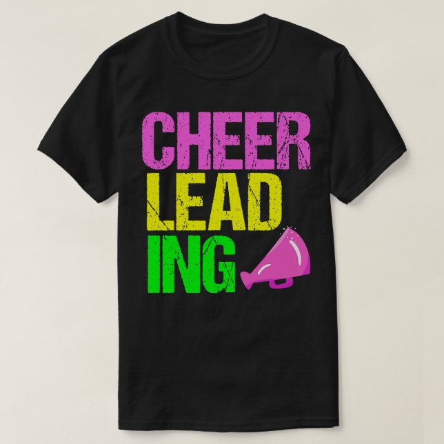 Cute Cheerleading T-Shirt (Design Front)