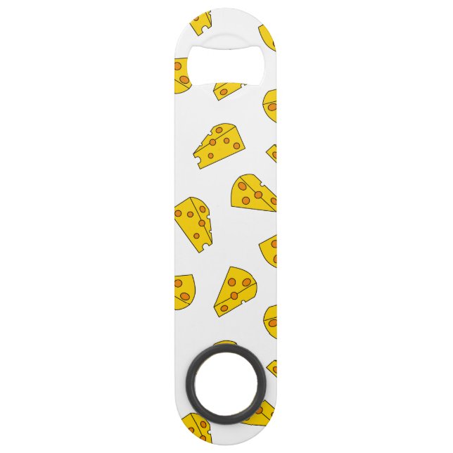 Cute Cheese Pattern Bar Key (Front)