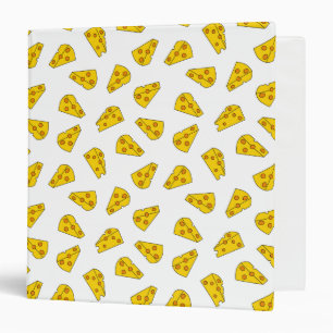 Cute Cheese Pattern Binder